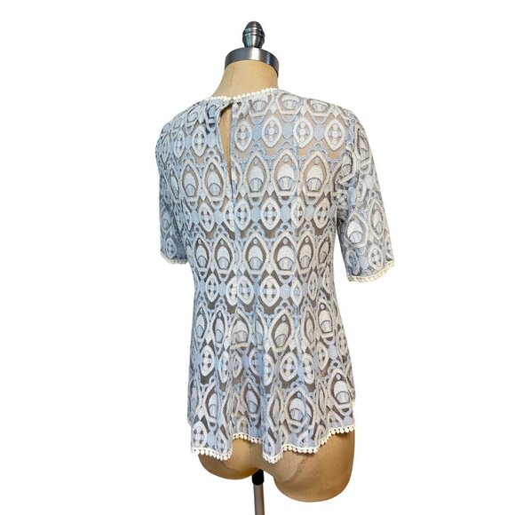 Anthropologie HD in ParisSigna Lace Blouse US 6 - Picture 3 of 5